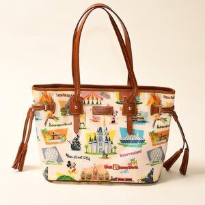 Disney Parks Dooney & Bourke WDW Sketch Shopper Tote NWT!